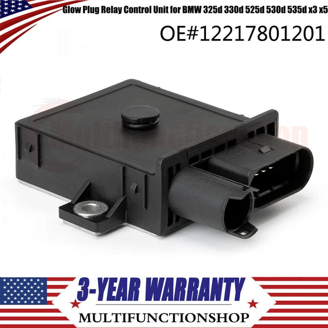 GLOW PLUG RELAY Control Unit 12217801201 for BMW 325d 330d 525d 530d