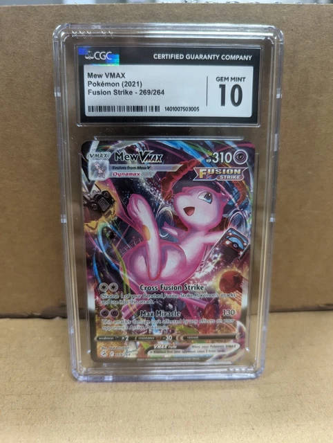 2021 Pokémon Mew VMAX 269/264 Fusion Strike CGC 9 – Kollectible Kings