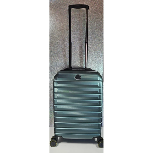 Valise Vintage Delsey Rouge Avec Miroir Et Plateau Organisateur (modèle BE583)