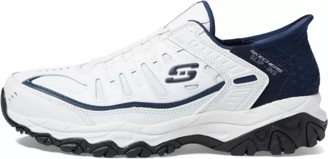 SKECHERS MEN'S AFTERBURN M. Fit Grill Captain Loafer 6.5 X-Wide, White ...
