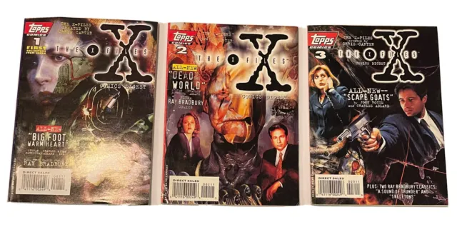 THE X FILES Topps Comics Special Collectors Numbered Editions #1-3