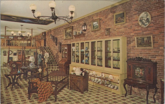 Tollefsons Antiques Oakland OR Interior Furniture Displays Oregon postcard H32