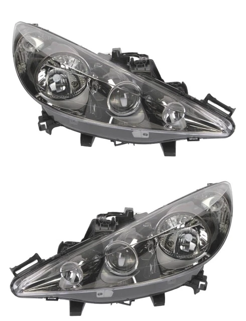 Phares Avant Gauche + Droit électriques TYC Pour Renault Scénic III Grand Scénic III 2013 - Neufs