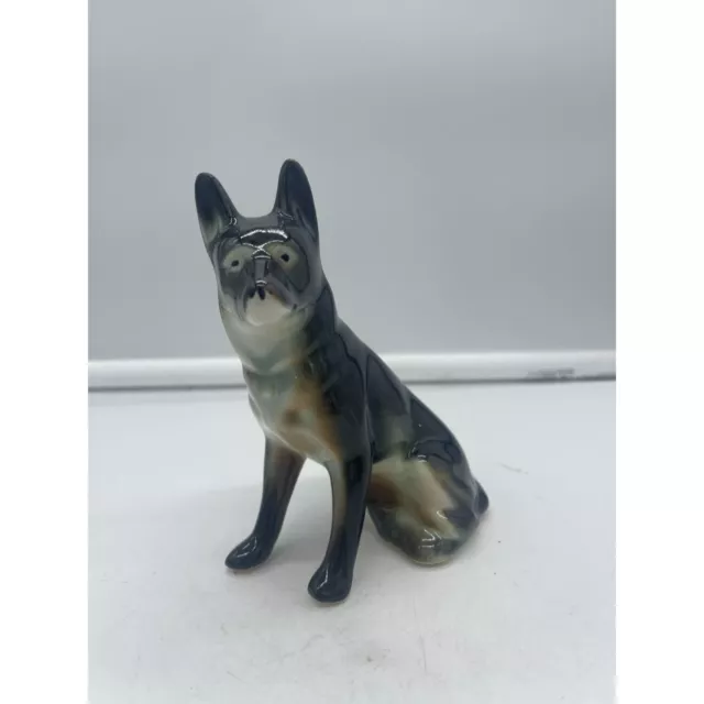 Vintage German Shepard Dog Figurine