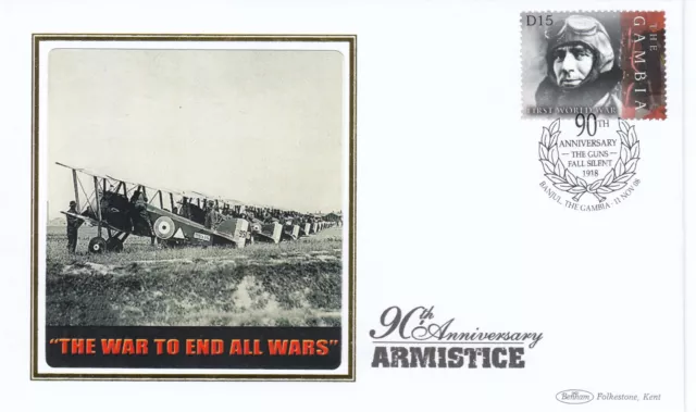 (106728) Benham WWI Armistice Gambia FDC  2008