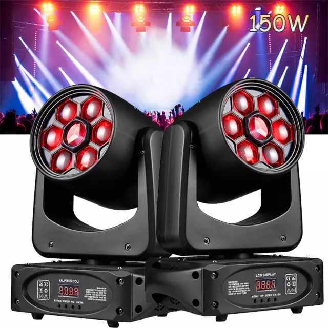 2/4 150W Bee Eye Moving Head Light LED Gobo Beam Strobe DJ Disco Club Show Light