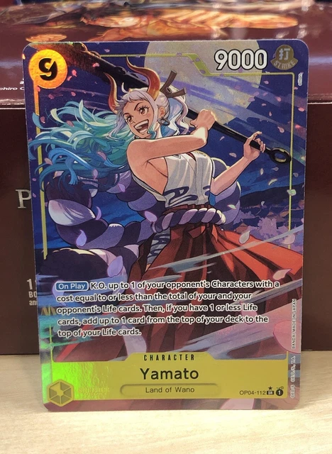 Yamato OP04-112 SR Kingdoms of Intrigue One Piece Trading Card Game TC