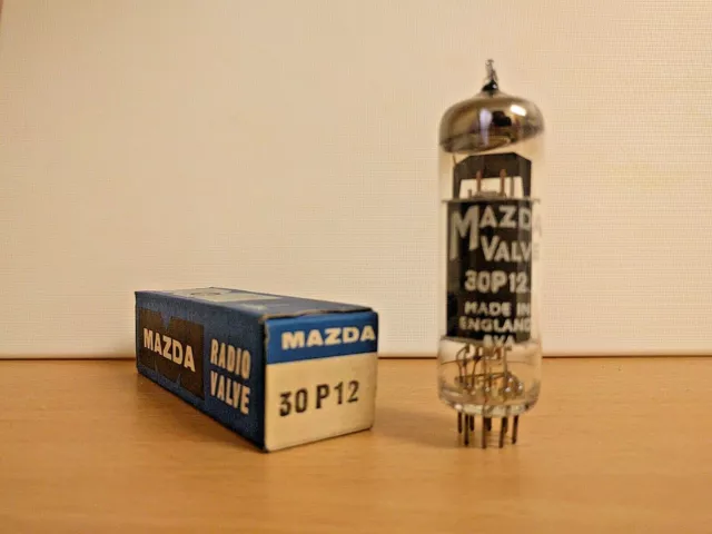 30P12 / PL801 Pentode Audio Output Valve Tube by Mazda (New in Original Box)