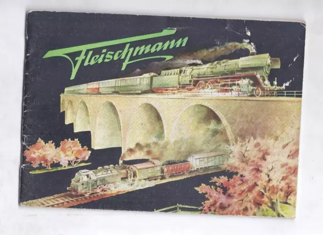 ⚡ Catalogo Ho Fleischmann 1954 ⚡ Italiano Con Listino Treni Ferrovie Modellismo