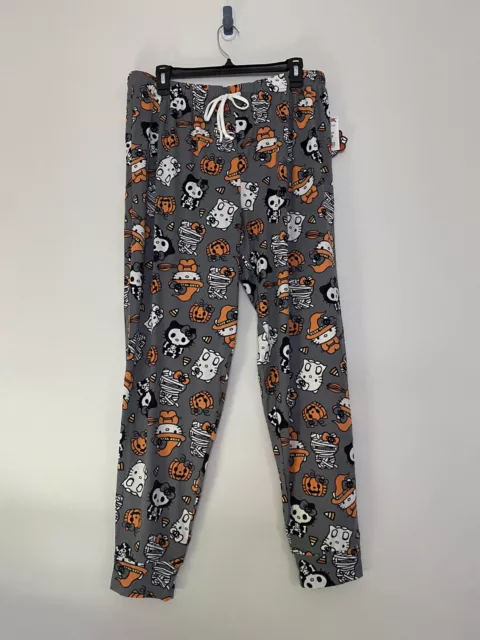 HELLO KITTY HALLOWEEN Pajama Pants Mummy Skeleton Witch PJ Size L $45. ...