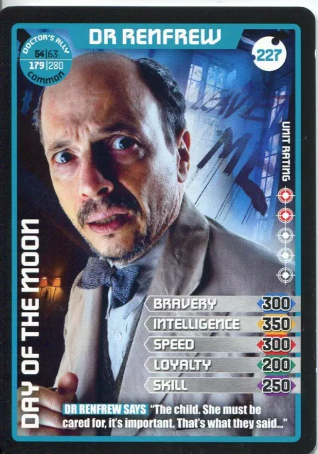 Doctor Who Monster Invasion Extreme Card #227 Dr Renfrew