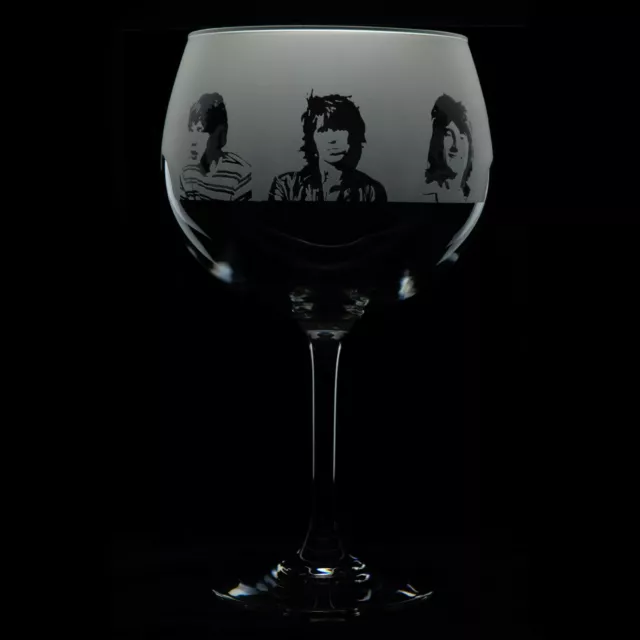 The Rolling Stones | Gin Glass | Engraved | Gift | Present