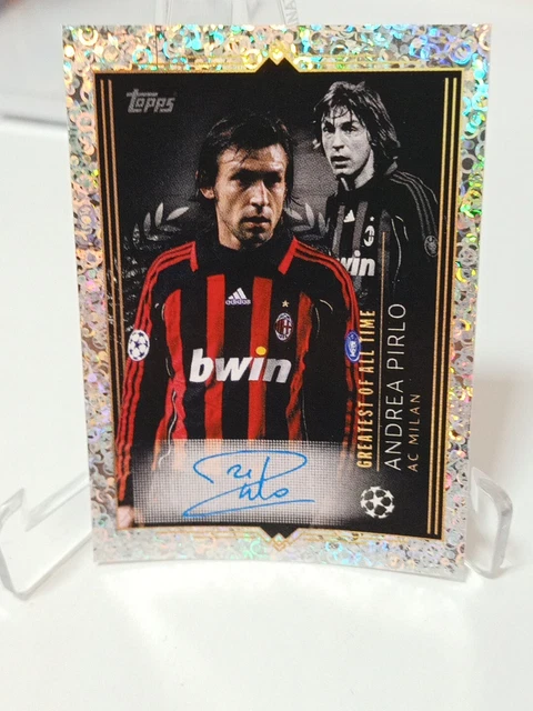 2023 Topps UCC めざまし Pirlo Kaka Dual Auto 25 売買された 
