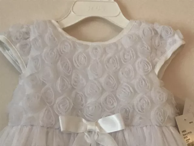 Marmellata Toddler or Girl's Special Occasion Fully Lined White Dress Size 2Y 2