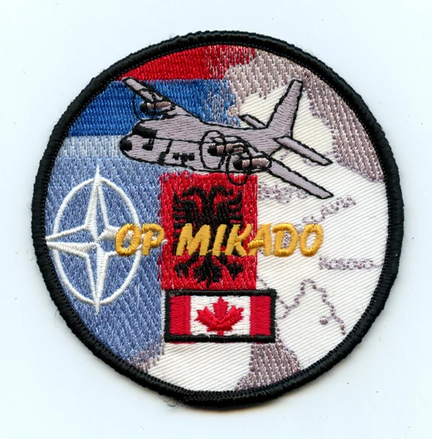 CAF CANADIAN AIR force patch Operation Mikado KOSOVO CC-130 Hercules £6 ...