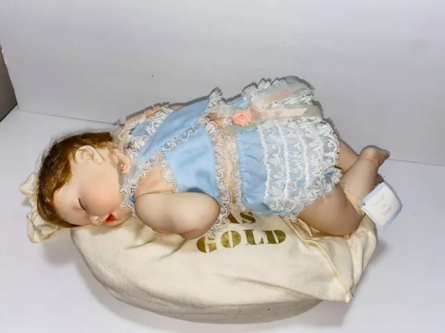 The Ashton-Drake Galleries Good As Gold 1995 Porcelain Doll Barely Yours
