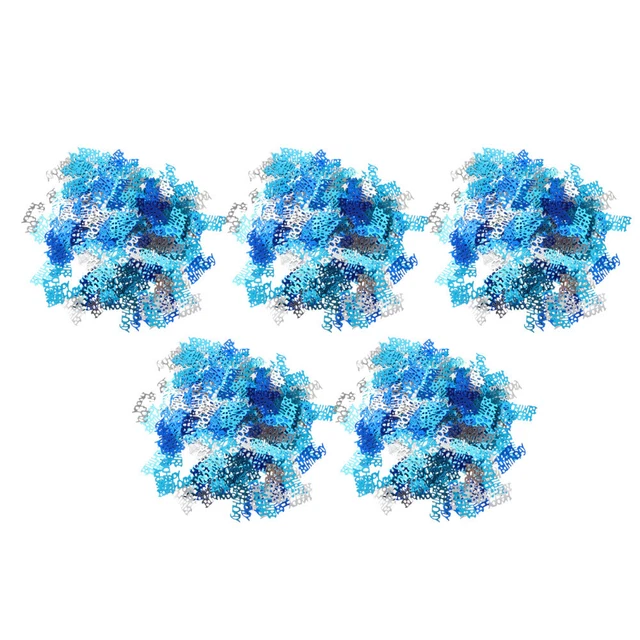 5 Packungen Bankett-Konfetti-Tisch Konfetti-Pailletten-Ornamente mit Pailletten
