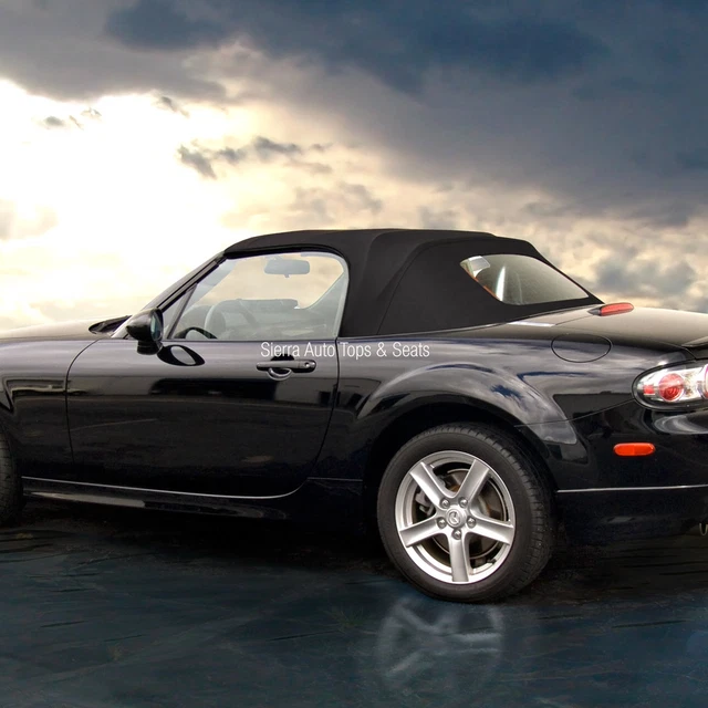MIATA CONVERTIBLE SOFT Top 200614, Black Cabrio Vinyl Top, Heated