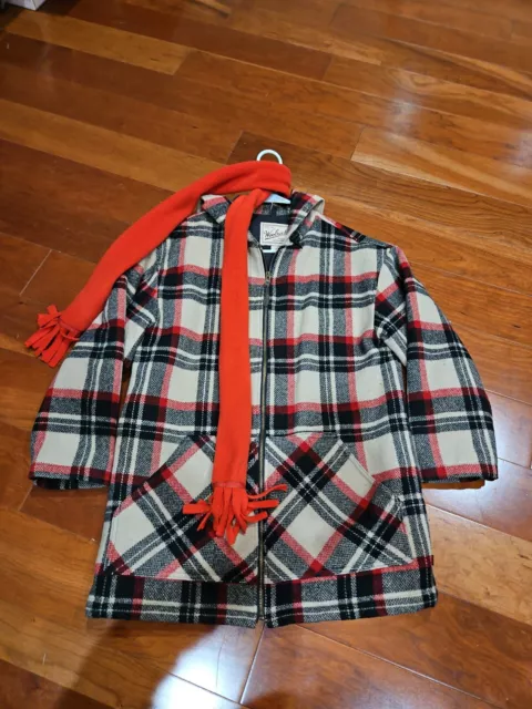 Woolrich Vtg Womens Jacket Plaid Striped Size Small