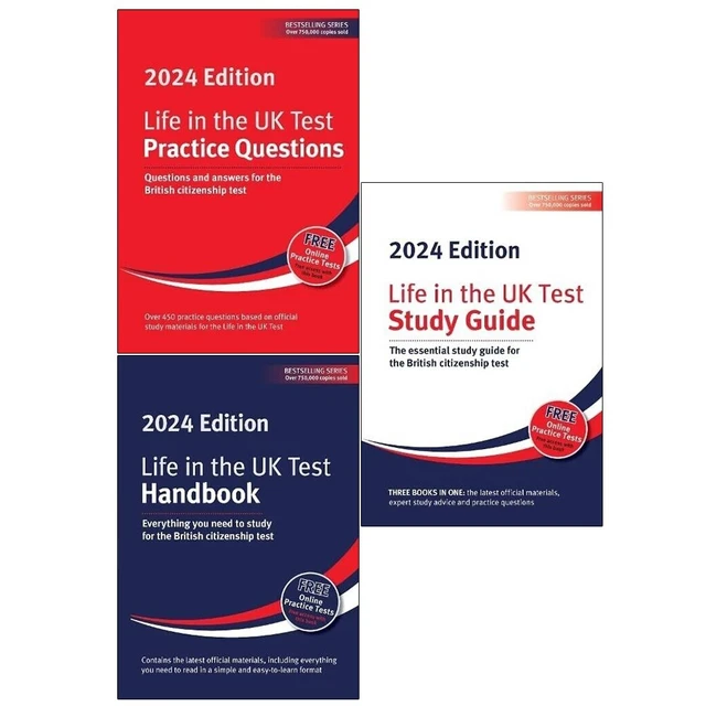LIFE IN THE UK Test 2024 Collection 3 Books Set By Henry Dillon ...