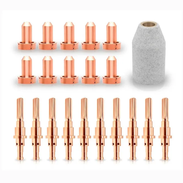 21pc Plasma Electrode Tip 60A Shield 9-8218 fr Thermal Dynamics SL60 SL100 Torch