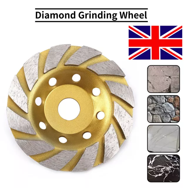 5Inch Diamond Segment Grinding Disc Cup Wheel 125mm For Marble Concrete Granite