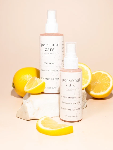 Delicioso desodorante en aerosol limón YONI - perfumado y comestible