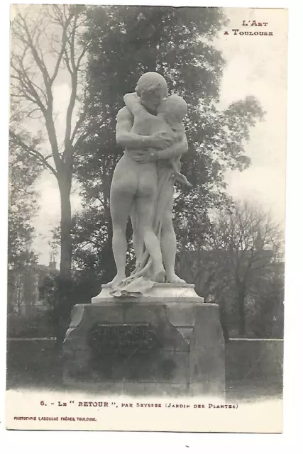 31  Toulouse  Statue  Le Retour Par Seysses Au Jardin Des Plantes