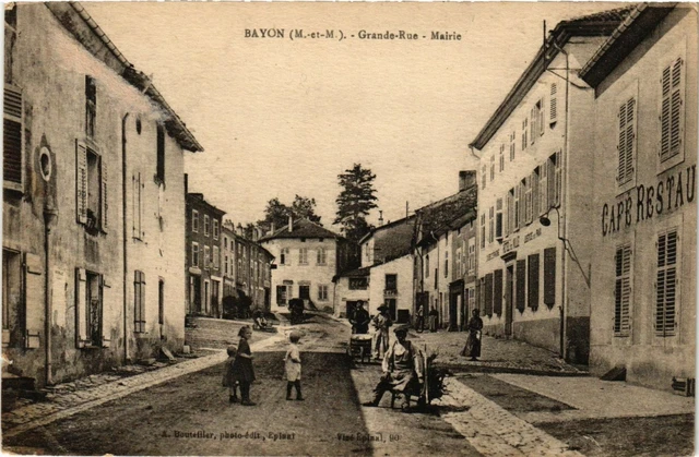 CPA BAYON Grande Rue Mairie (864843)