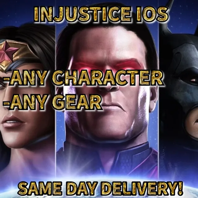 Injustice Gods Among Us iOS Adding Any Character or Gear **SPECIAL OFFER**