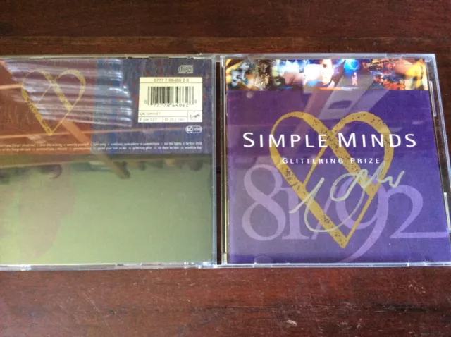 Simple Minds - Glittering Prize [CD Album] Autogramm Signiert Signed Jim Kerr