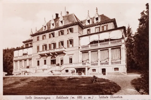 Cartolina - Valle Vermenagna - Robilante - Istituto Climatico - 1930 ca.