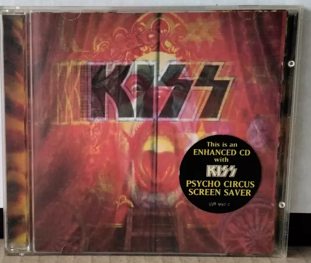 Kiss Psycho Circus 1998 Mercury 558 992-2 Germany Enhanced Holographic Photo Cd