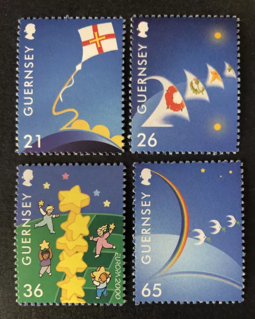Guernsey 2000 Mnh Europa Set - Free Uk P&P