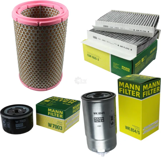 MANN-FILTER Inspection set pour Alfa Voiture De Sport Roméo 156 1.9 JTD 16V