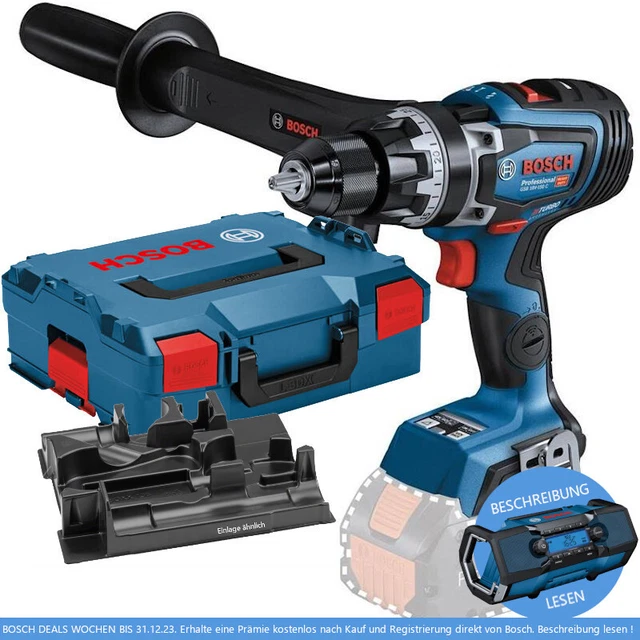 Trapano-Avvitatore Bosch Professional GSB 18V-150 C - 150 Nm, Senza Batteria, Per Lavori Professionali - Foto 7