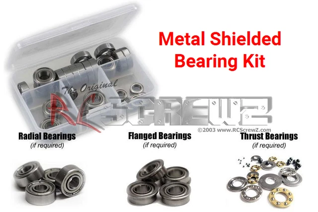 RCScrewZ Team Losi Mini Slider 1/18 LOSB0205 Metal Shielded Bearing Kit los032b