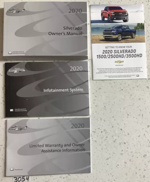 2020 Chevrolet Silverado & Navi Owners Manual User Guide 1500 2500 3500 4Wd 2Wd