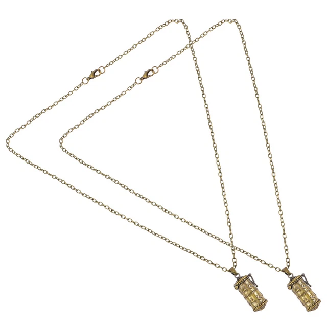 2Pcs Cremazione Collana Memoriale Urna Collana Per Delle donne Uomini