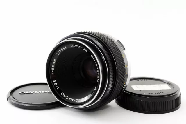 Olympus Om-system Zuiko Auto-macro 50mm F/3.5 Mf Objectif [ EXC De Japon [ Jkh ]