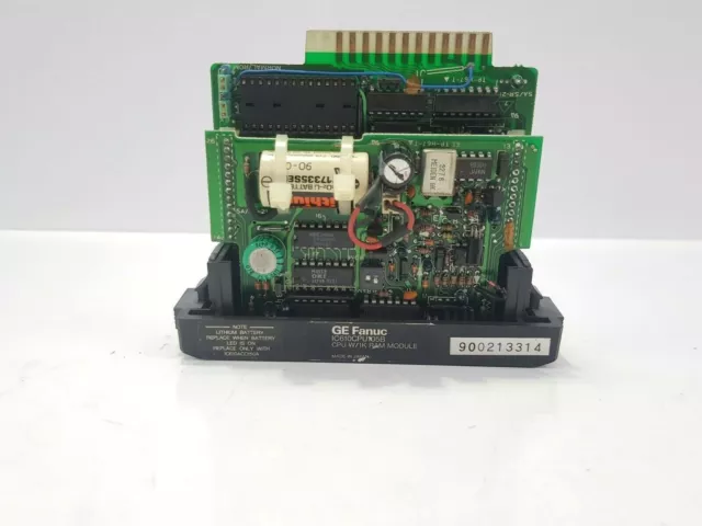 GE FANUC CPU Con / 1K RAM Módulo Servo Uno Más IC610CPU105B / Envío Rápido 3