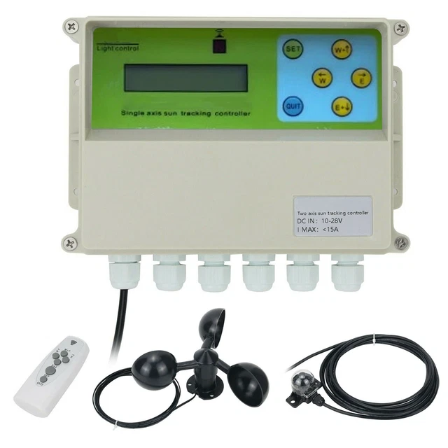 SOLAR TRACKER CONTROLLER Automatic Solar Tracking System Single Axis ...