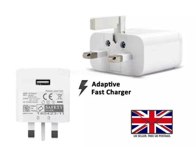 For Samsung Galaxy A10 - Fast UK Wall Plug Charger / Micro USB Data Charge Cable