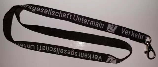 Verkehrsgesellschaft Untermain VU Schlüsselband Lanyard NEU (M163)