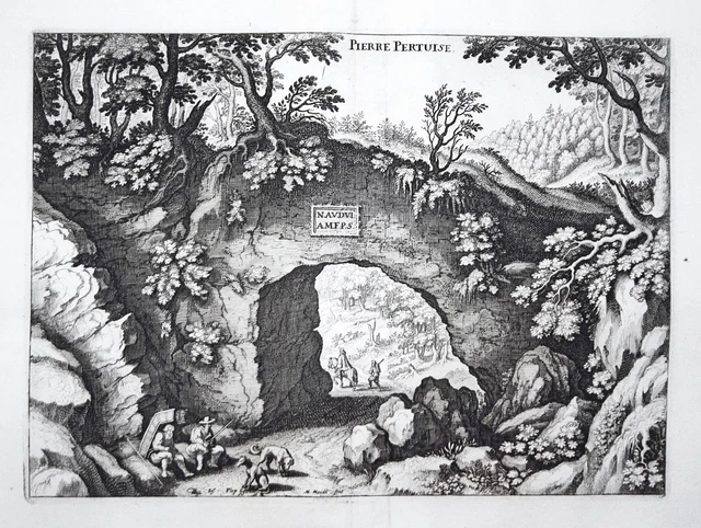 Collo De Pierre Pertuis Tavannes Cantone Berna Svizzera Incisione Merian 1642