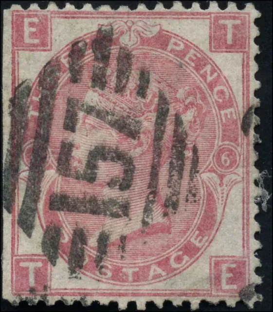 Great Britain Used F-VF 3p Scott #49 Plate 6 1867-80 Stamp