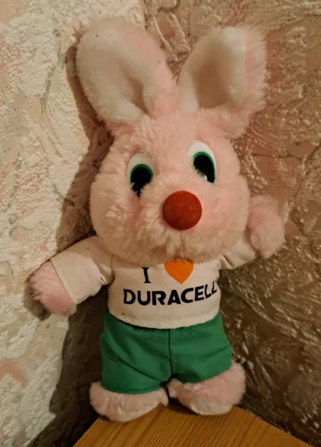 Vintage Duracell Bunny Plush Approx 8" Soft Toy
