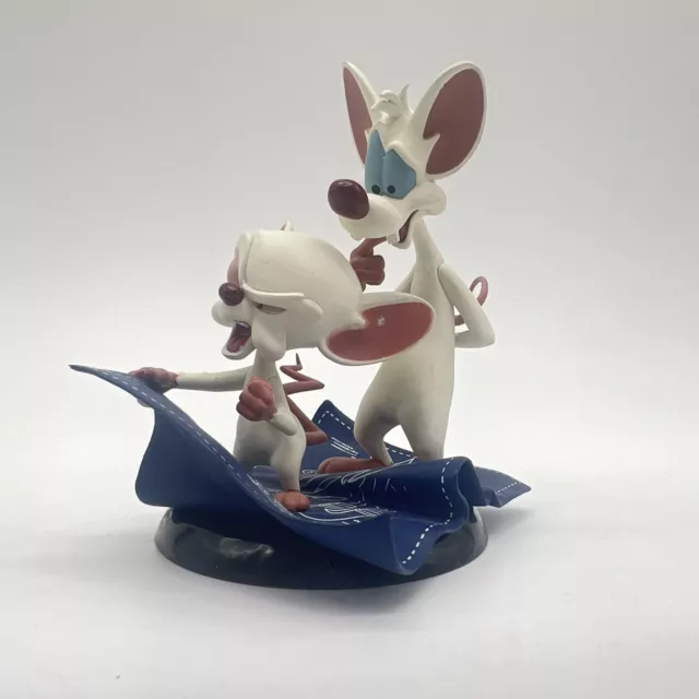 Quantum Mechanix Q Fig Toons Pinky & The Brain Taking Over World WB Loose Figure