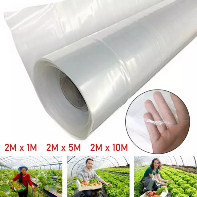 Poly-Tunnel Bache Serre Plastique Transparent Film Feuille Diverses Lengt Outils