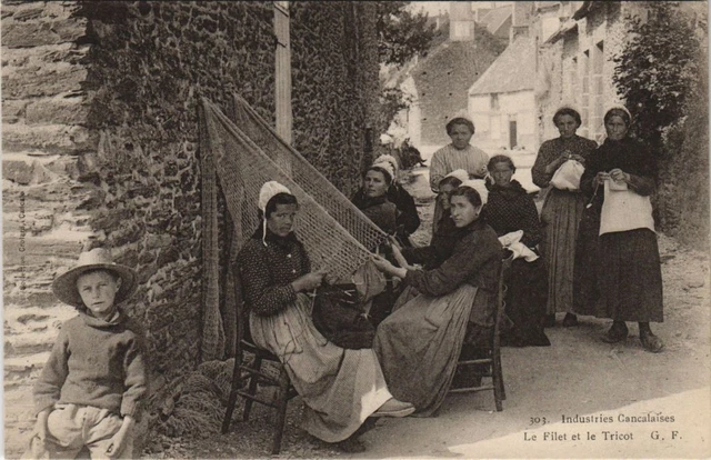 CPA Cancale Le Filet et le Tricot (1236390)